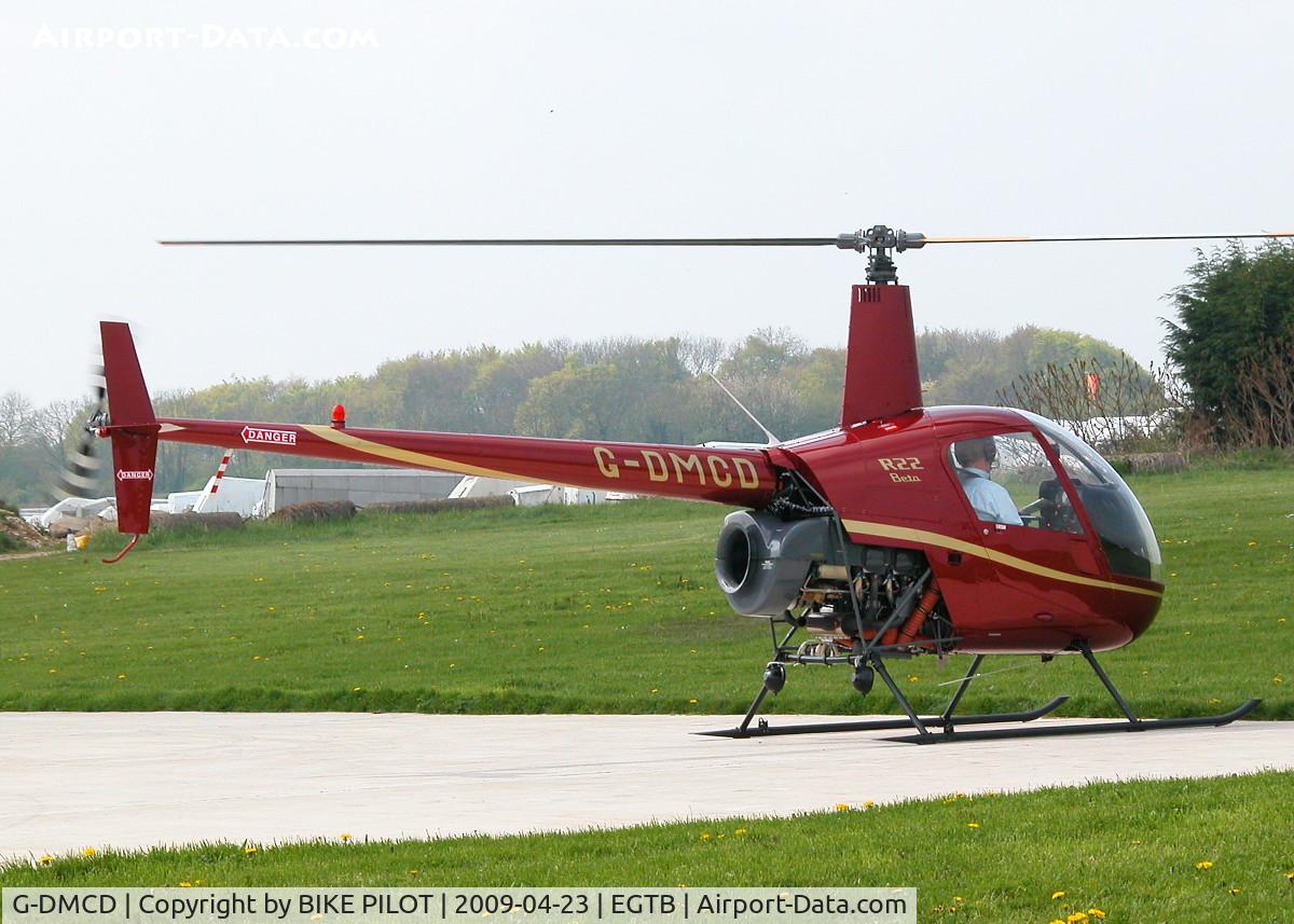 G-DMCD, 1989 Robinson R22 Beta C/N 1201, RUNNING UP ON THE HELI AIR APRON