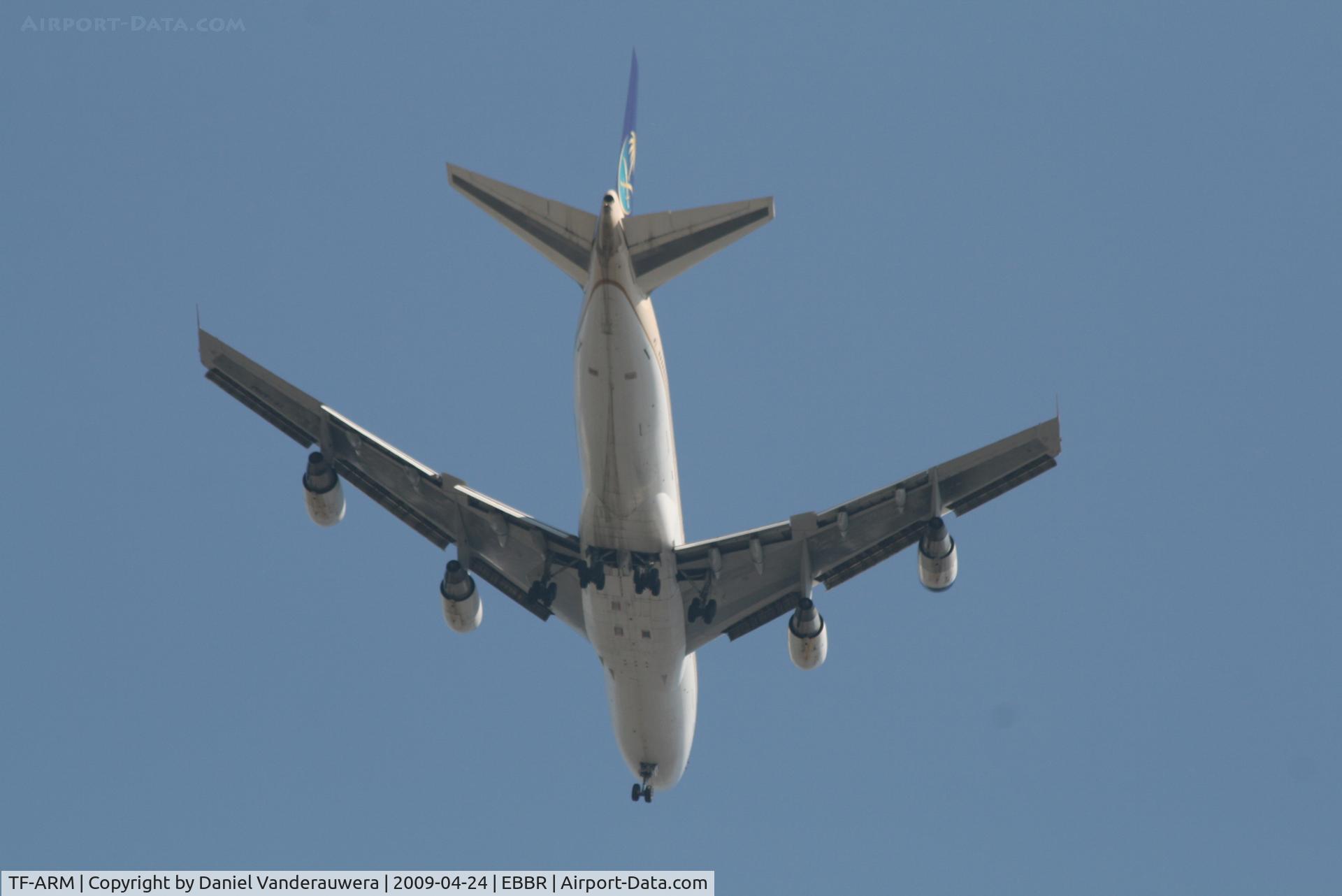 TF-ARM, 1980 Boeing 747-230BF C/N 22363, descending to rwy 07L