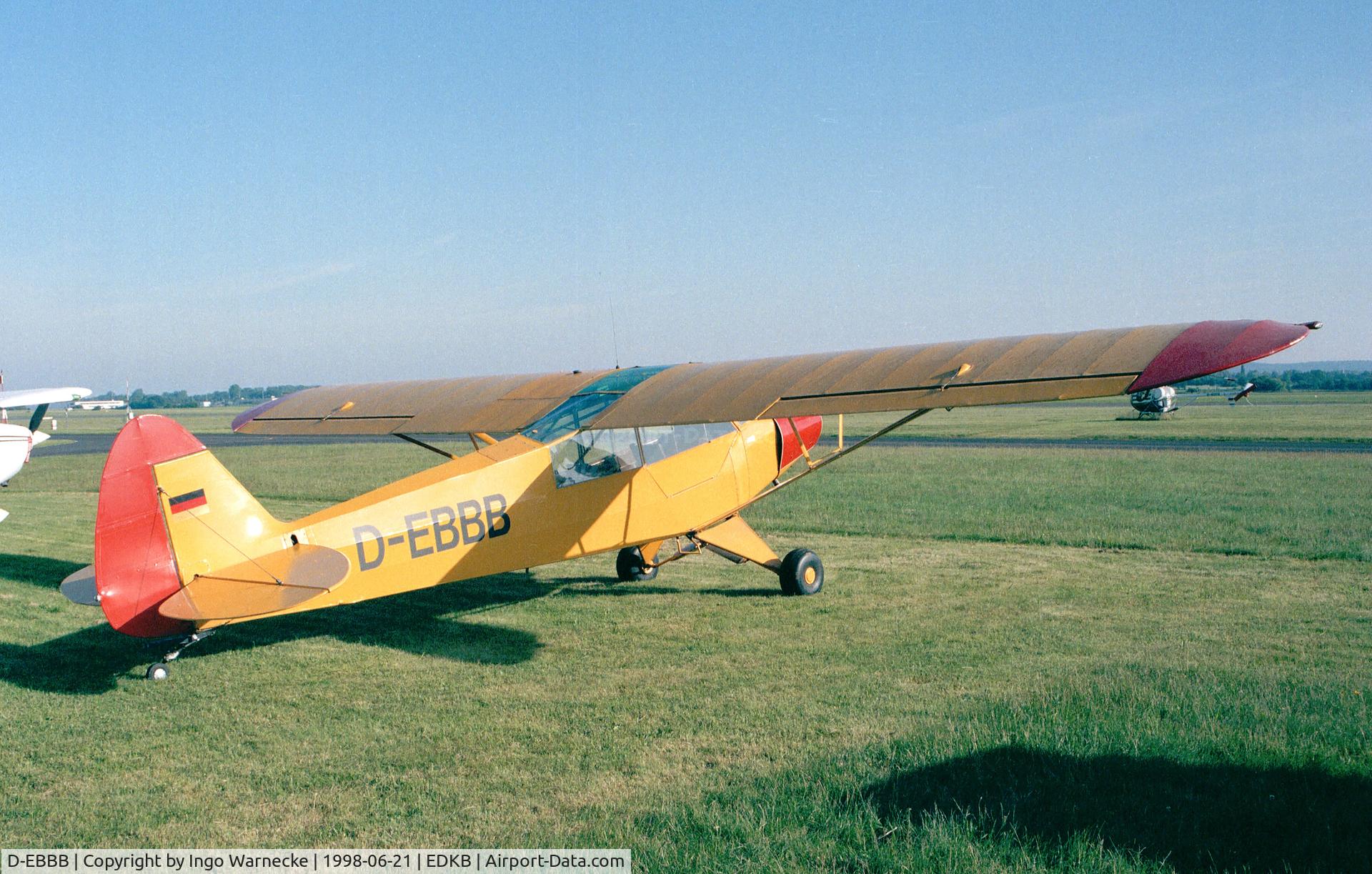 D-EBBB, 1978 Piper PA-18-95 Super Cub Super Cub C/N 18-3425, Piper PA-18-95 Super Cub at Bonn-Hangelar airfield