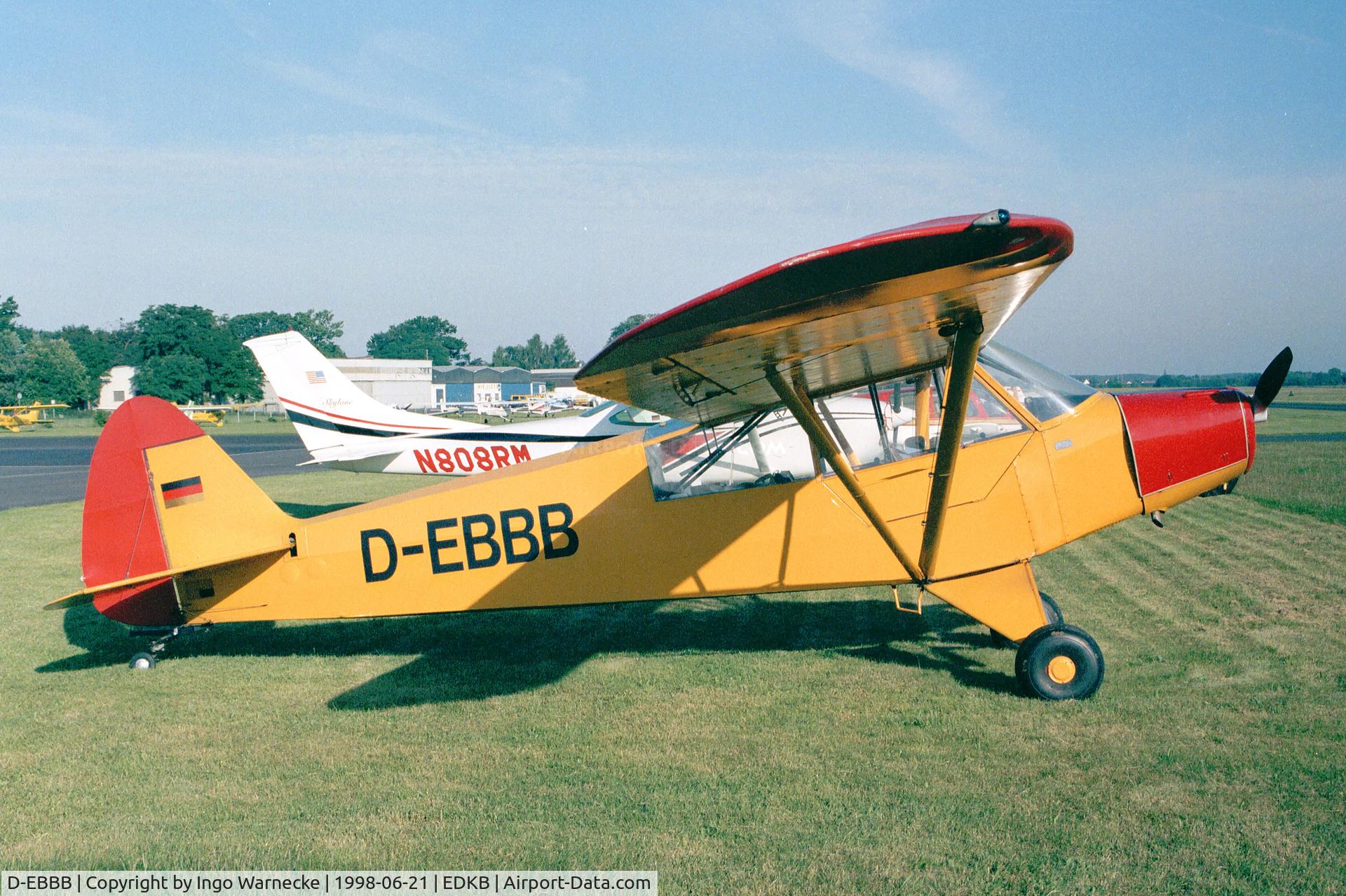 D-EBBB, 1978 Piper PA-18-95 Super Cub Super Cub C/N 18-3425, Piper PA-18-95 Super Cub at Bonn-Hangelar airfield
