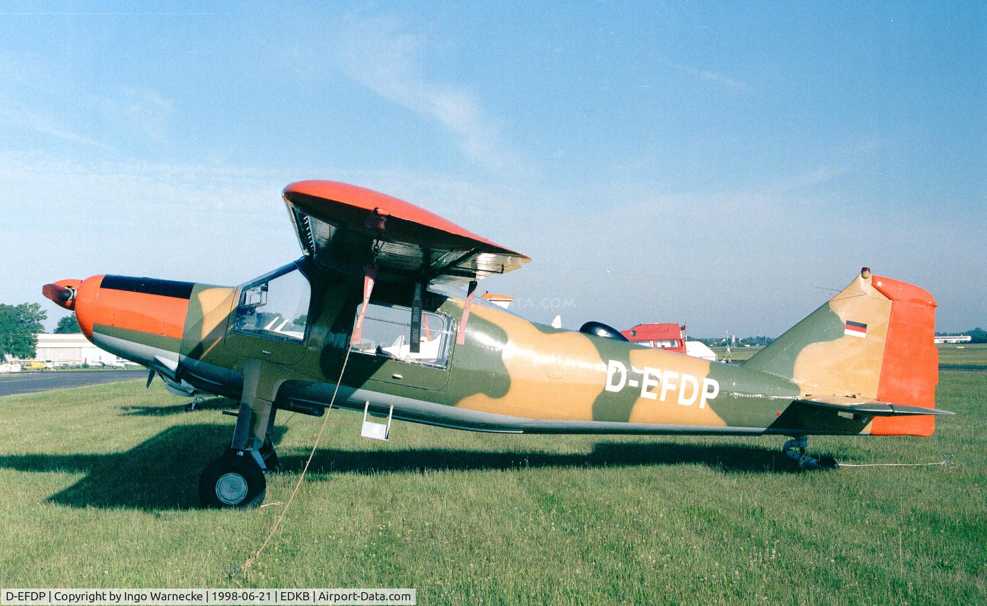 D-EFDP, Dornier Do-27A-4 C/N 463, Dornier Do 27A-4 at Bonn-Hangelar airfield