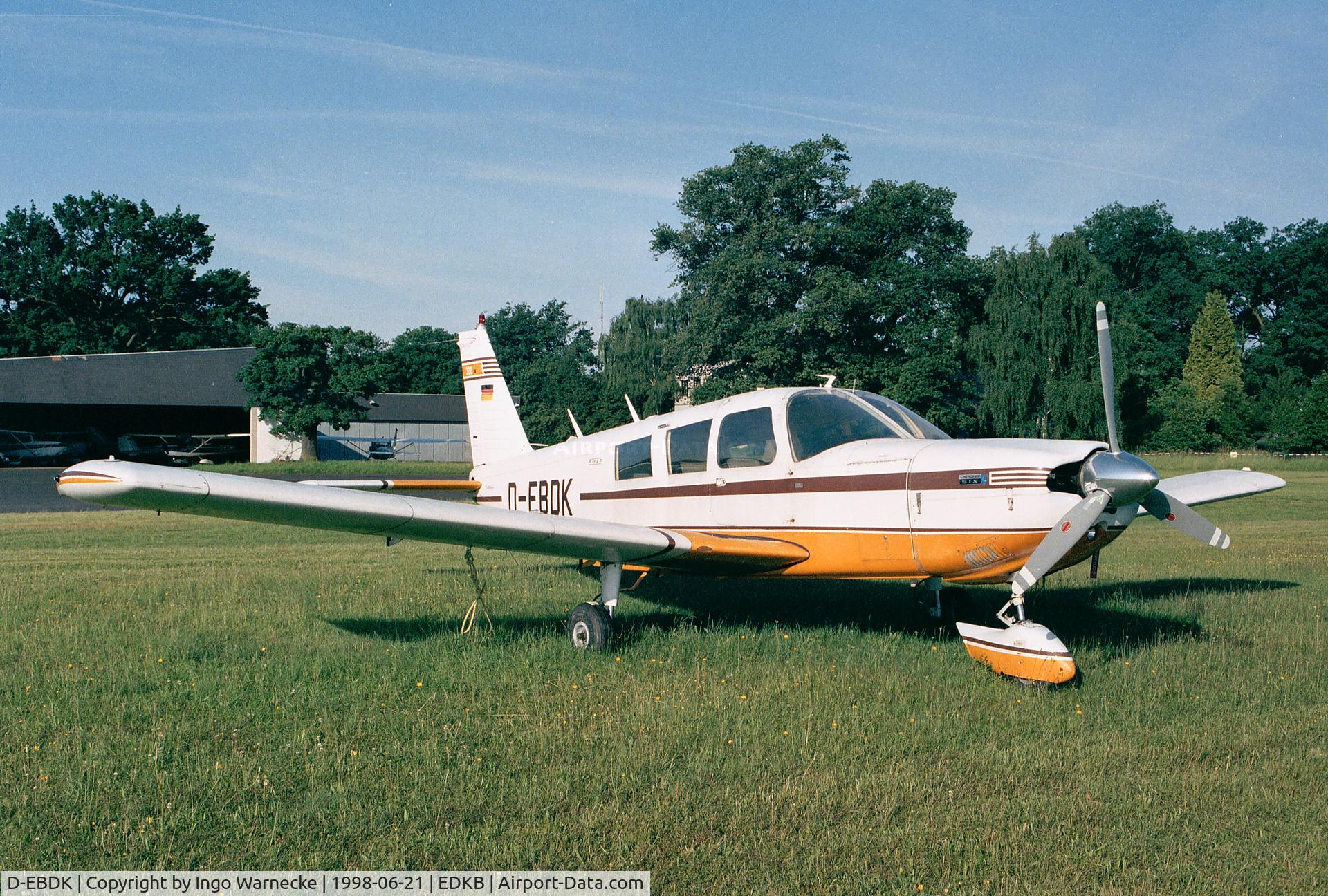 D-EBDK, 1970 Piper PA-32-300 C Cherokee Six C/N 32-40963, Piper PA-32-300 Cherokee Six C at Bonn-Hangelar airfield