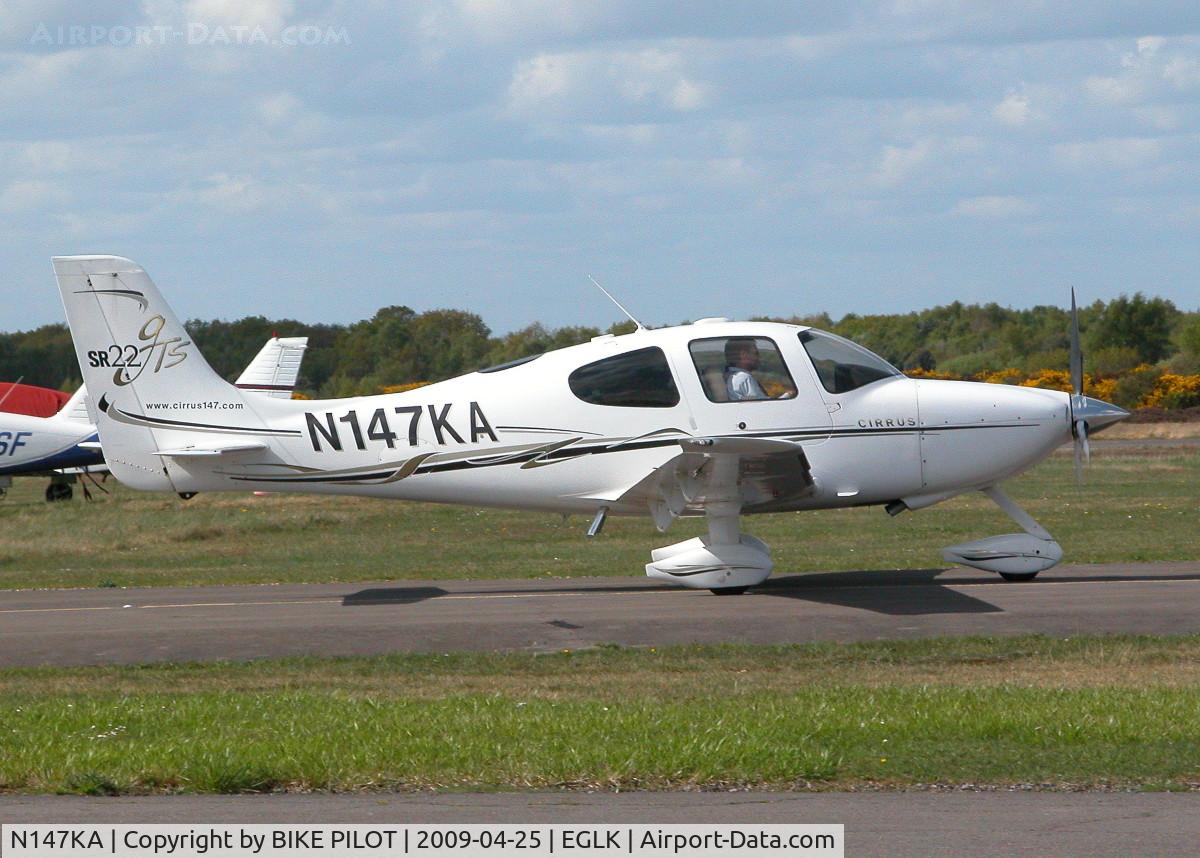 N147KA, 2006 Cirrus SR22 GTS C/N 1944, VISITOR FROM SHOREHAM, OPERATED BY FREE FLIGHT AVIATION