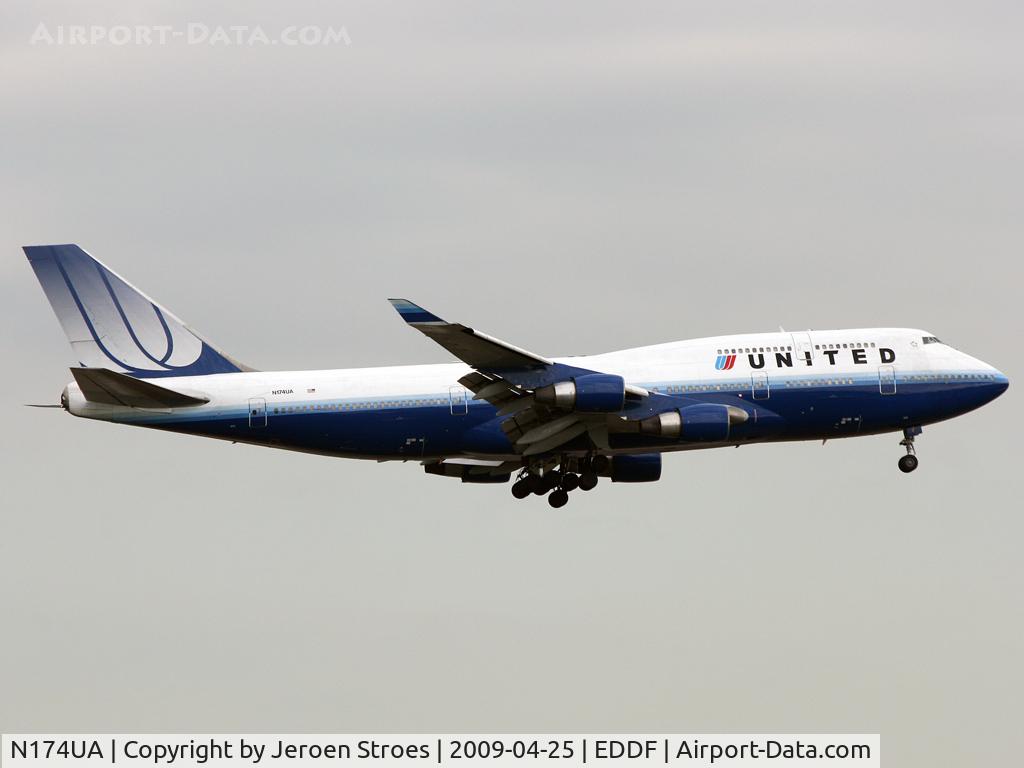 N174UA, 1990 Boeing 747-422 C/N 24381, .