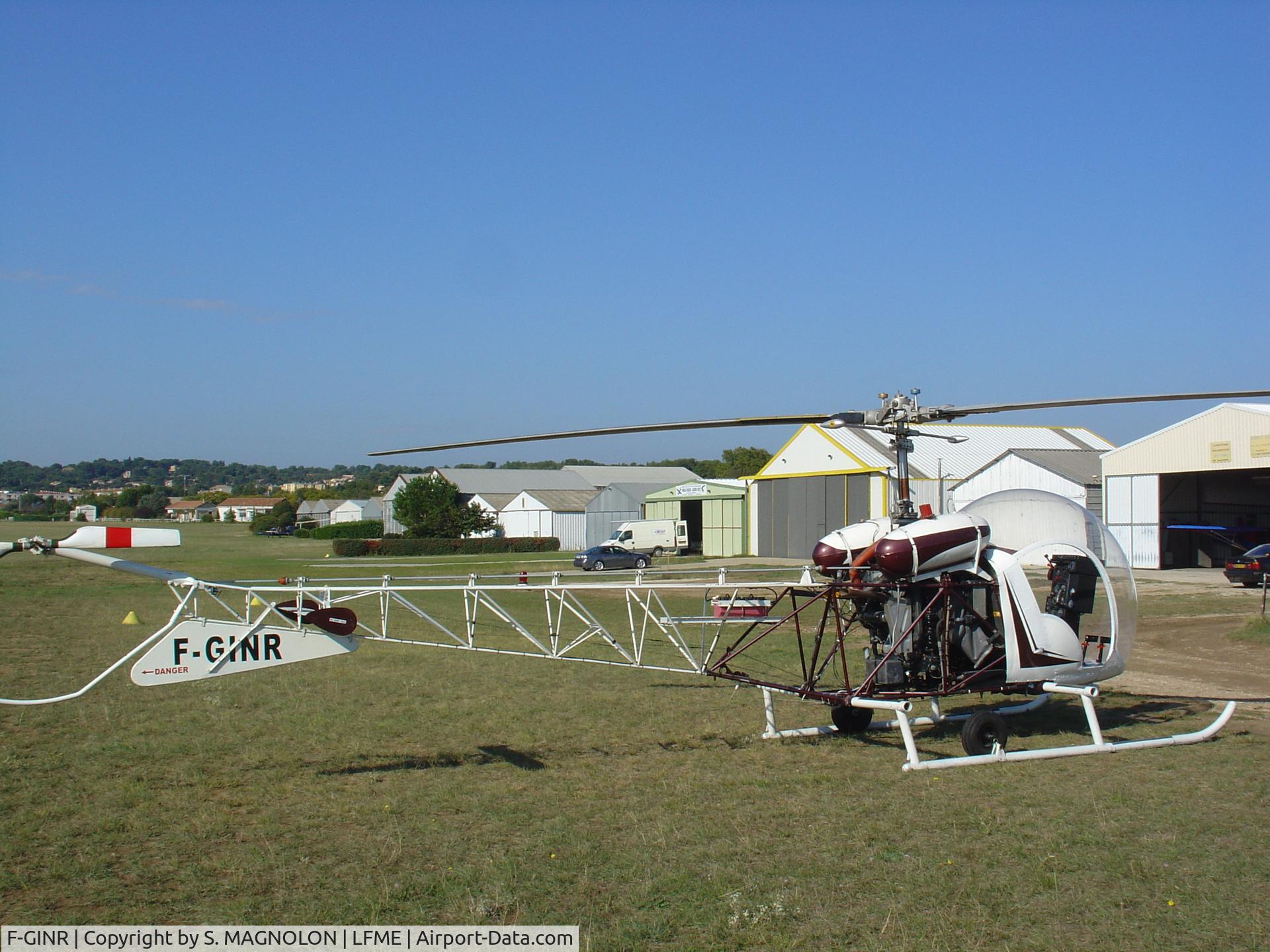 F-GINR, Bell 47G C/N B-032, Ready for flight !