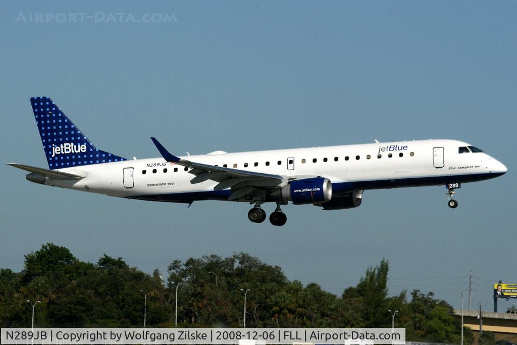 N289JB, 2008 Embraer 190AR (ERJ-190-100IGW) C/N 19000002, visitor