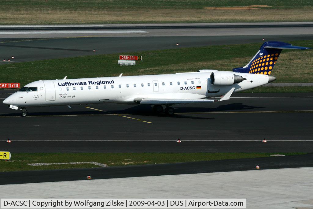 D-ACSC, Canadair CRJ-700 (CL-600-2C10) Regional Jet C/N 10039, visitor
