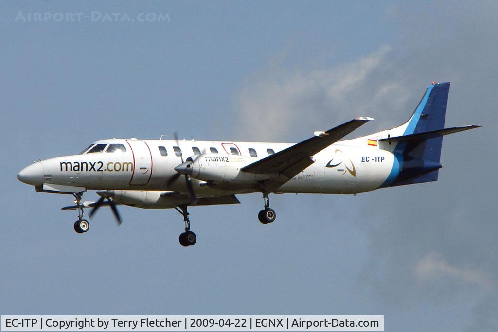 EC-ITP, 1992 Swearingen SA-226T Metro III C/N BC-789B, Metro arriving at East Midlands