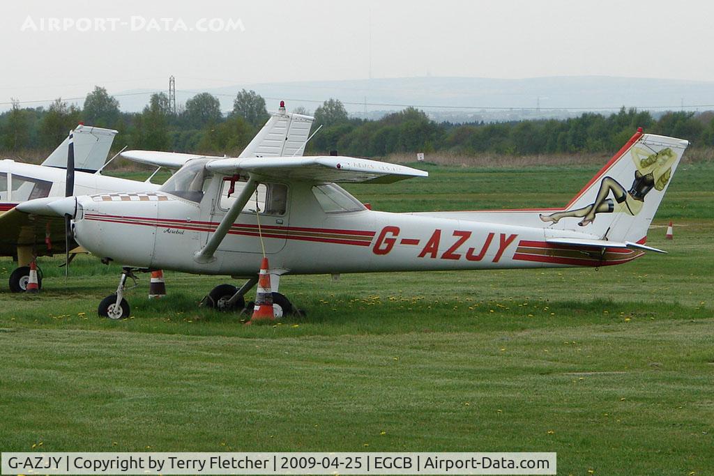 G-AZJY, 1972 Reims FRA150L Aerobat C/N 0126, Cessna 150 at Manchester Barton