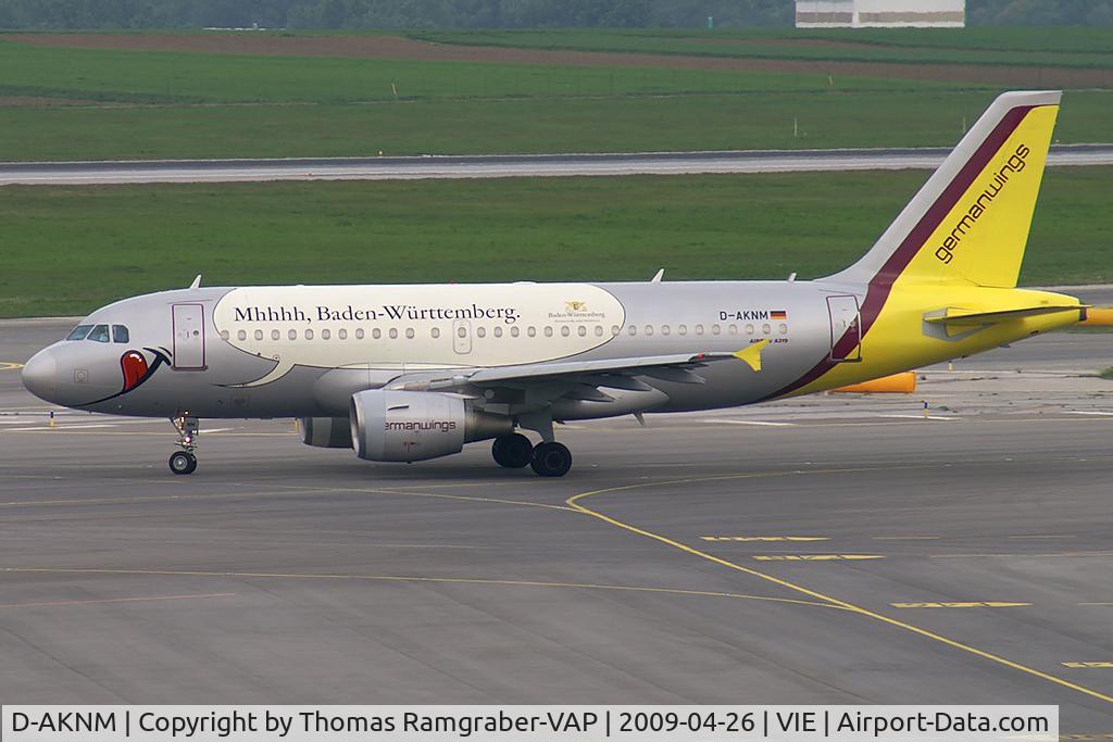 D-AKNM, 1999 Airbus A319-112 C/N 1089, Germanwings Airbus A319