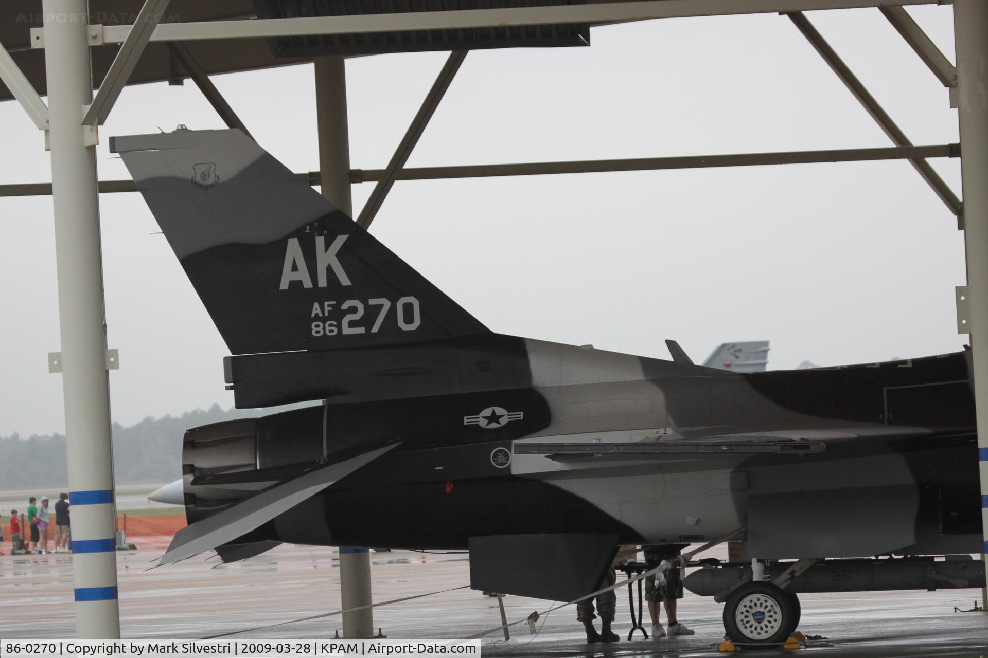 86-0270, 1986 General Dynamics F-16C Fighting Falcon C/N 5C-376, 2009 Tyndall AFB Airshow