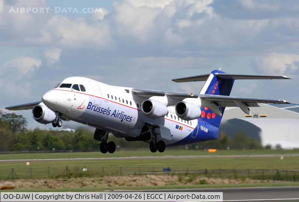OO-DJW, 1996 British Aerospace Avro 146-RJ85 C/N E.2296, Brussels Airlines