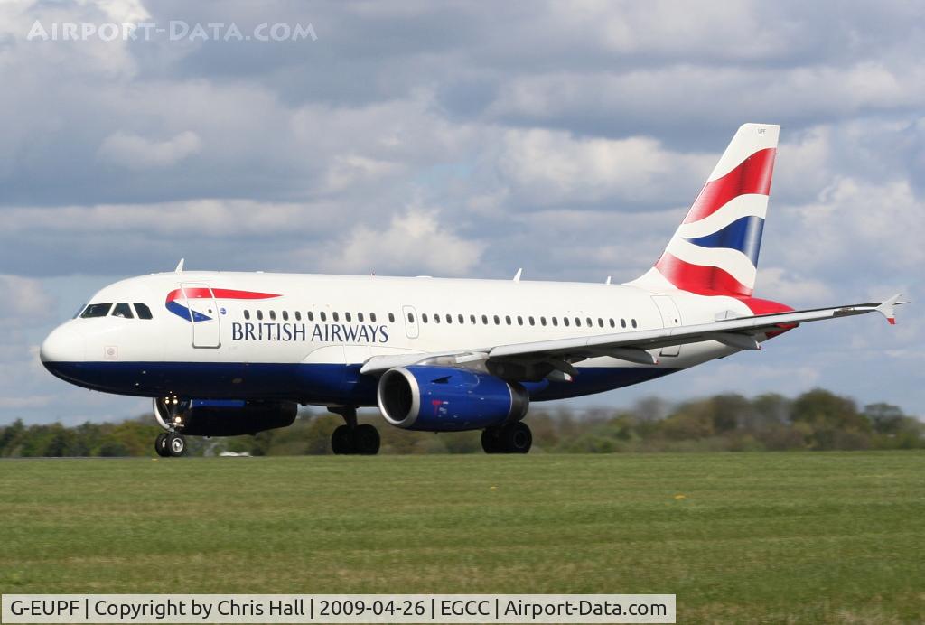 G-EUPF, 2000 Airbus A319-131 C/N 1197, British Airways