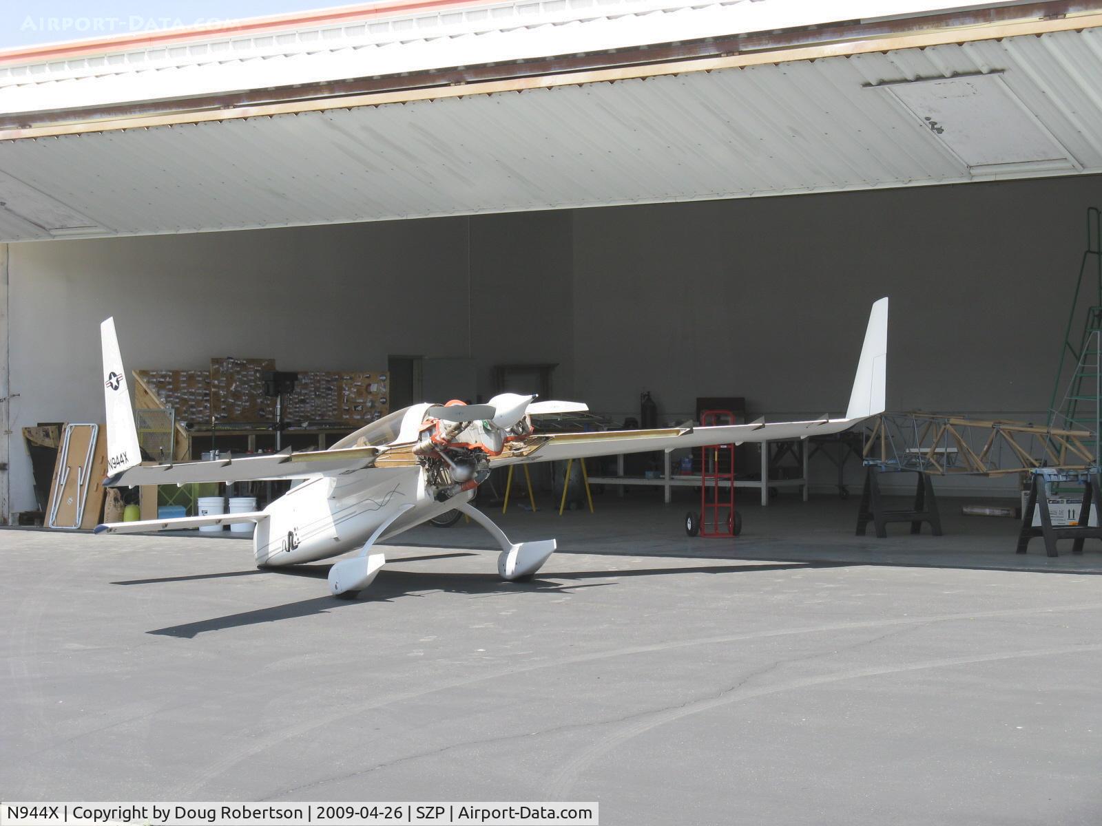 N944X, 1982 Rutan VariEze C/N 893, 1982 Shanks VARI-EZE, Continental O-200 100 Hp, Experimental canard