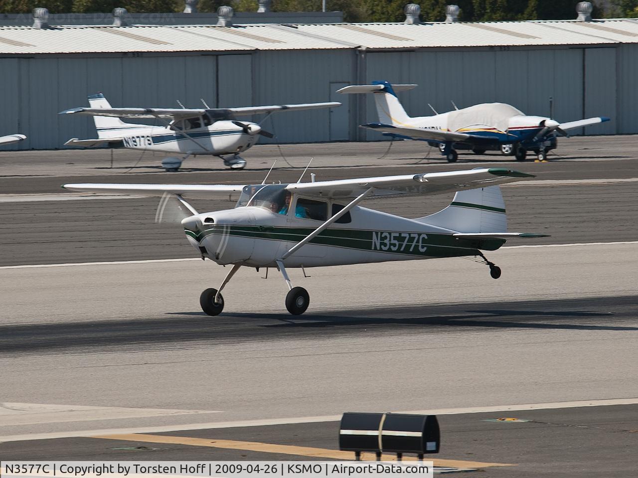 N3577C, 1954 Cessna 170B C/N 26621, N3577C departing from RWY 21