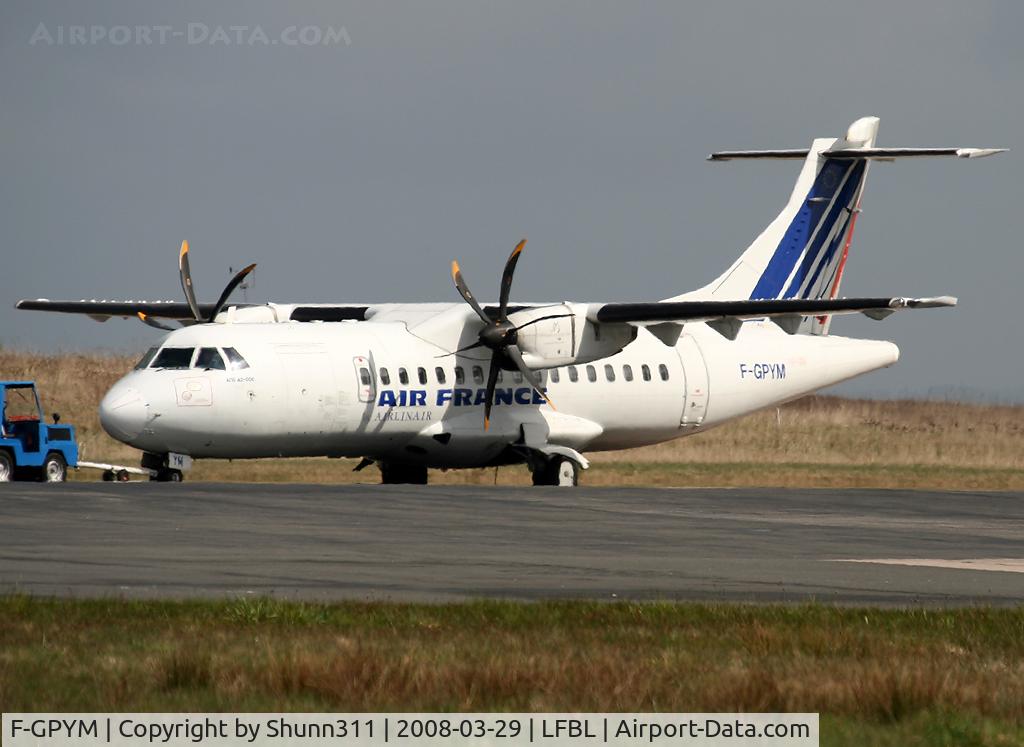 F-GPYM, 1997 ATR 42-500 C/N 520, Parked...