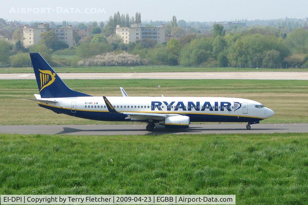 EI-DPI, 2007 Boeing 737-8AS C/N 33608, Ryanair B737 at BHX
