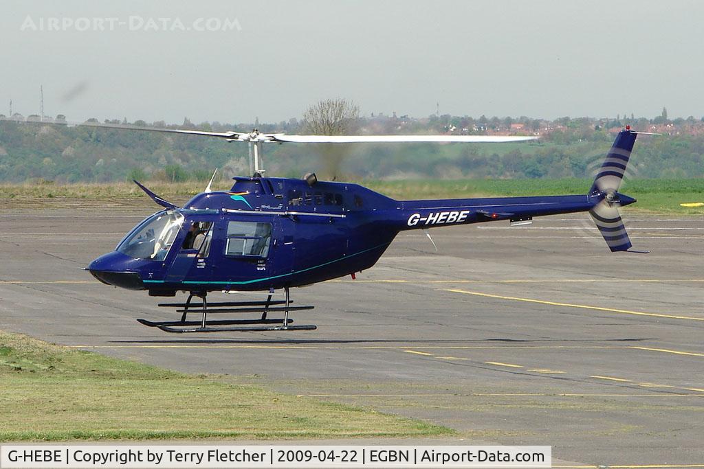 G-HEBE, 1983 Bell 206B JetRanger II C/N 3745, Bell 206B at Tollerton