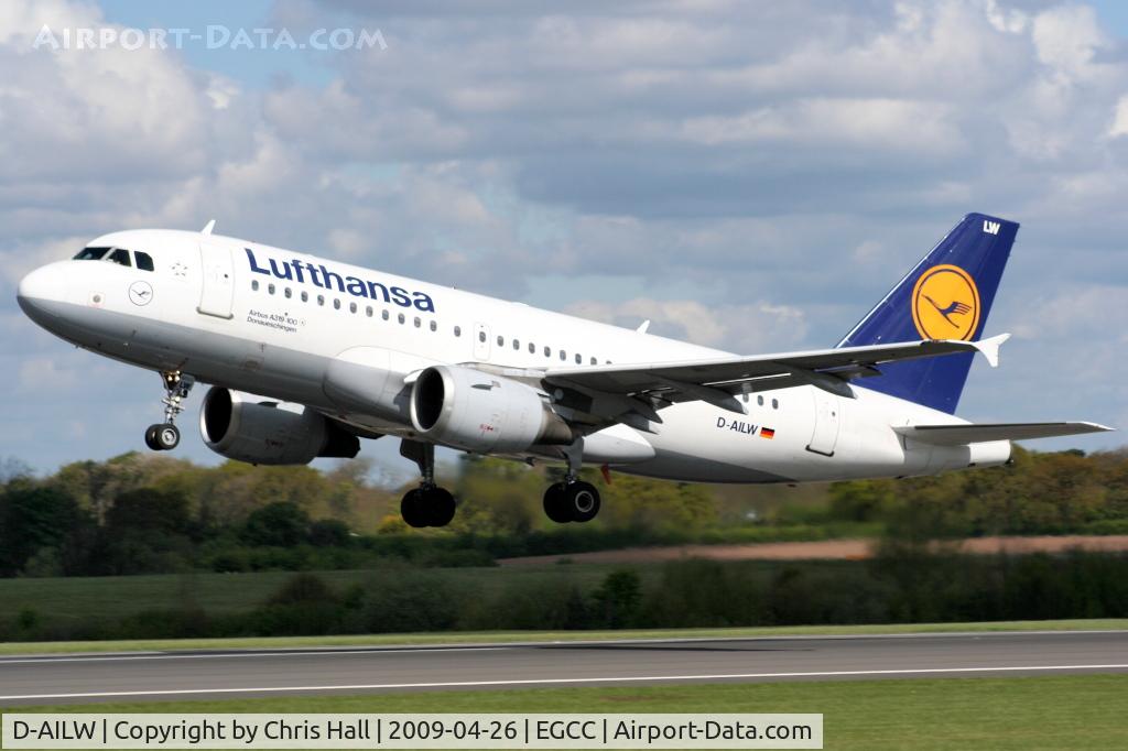 D-AILW, 1998 Airbus A319-114 C/N 853, Lufthansa