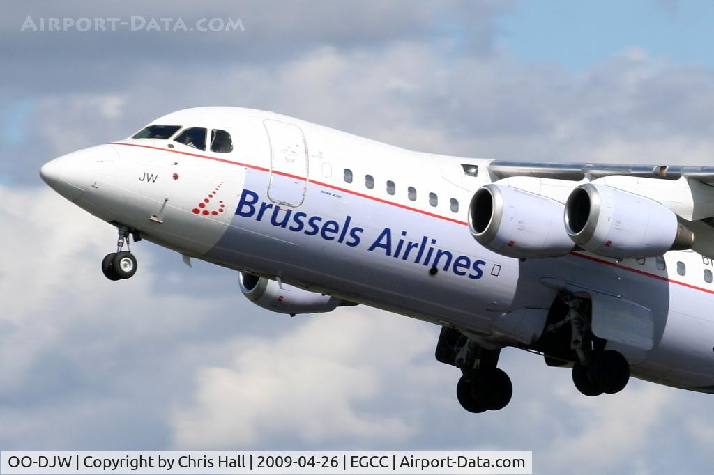 OO-DJW, 1996 British Aerospace Avro 146-RJ85 C/N E.2296, Brussels Airlines