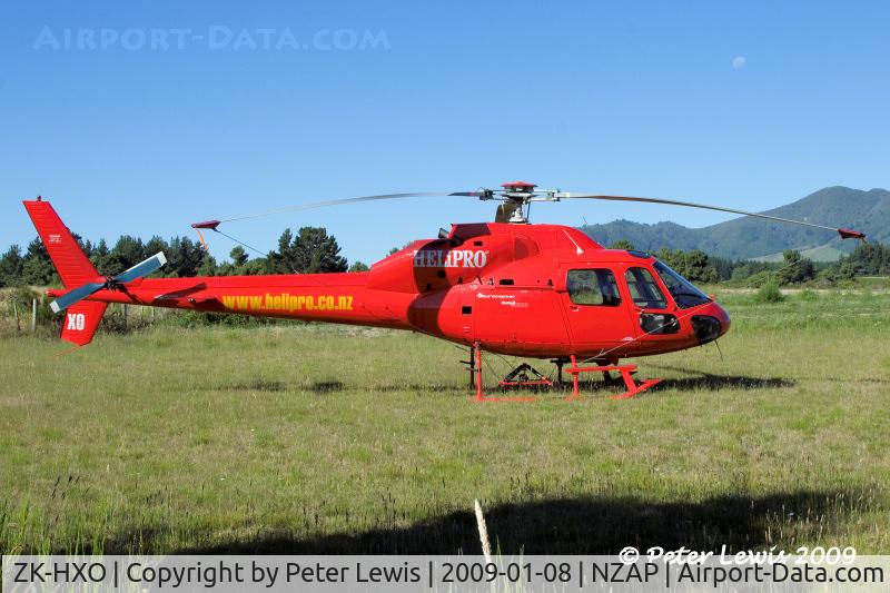 ZK-HXO, Aerospatiale AS-355F-1 Ecureuil 2 C/N 5284, Rick Lucas Helicopters Ltd., Palmerston North