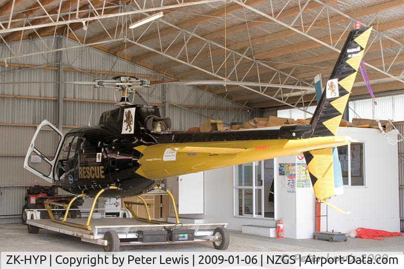 ZK-HYP, Aerospatiale AS-350B Ecureuil C/N 1393, Skyline Aviation Ltd., Hastings