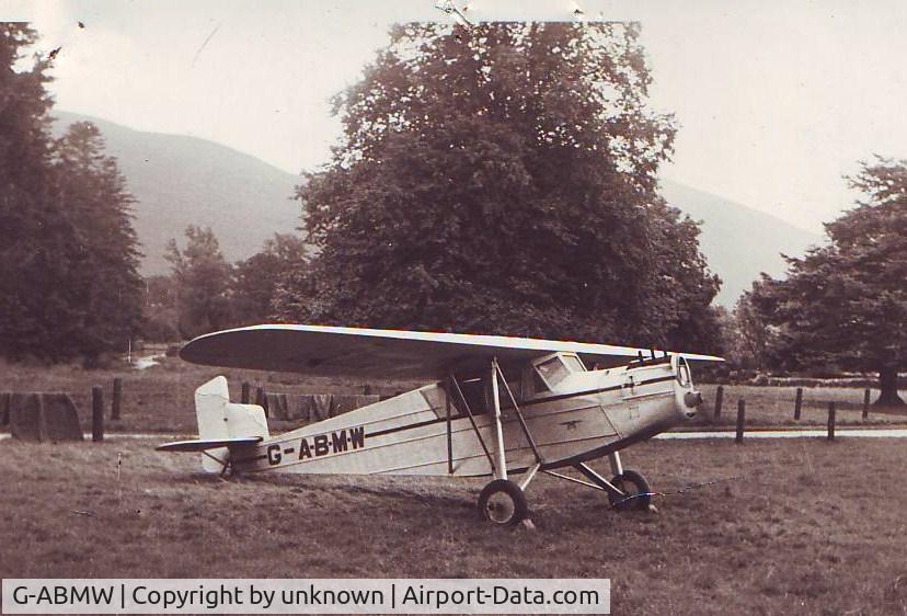 G-ABMW, Desoutter MKI C/N D28, Richard Grubb owned it. See www.vee.ie  Castle Grace/Historical
