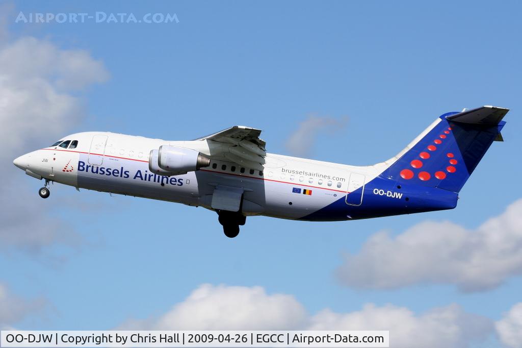 OO-DJW, 1996 British Aerospace Avro 146-RJ85 C/N E.2296, Brussels Airlines