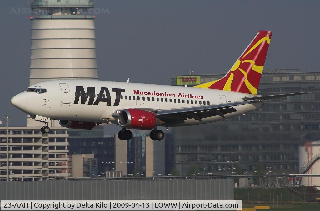 Z3-AAH, 1991 Boeing 737-529 C/N 25249, MAT-Macedonian Airlines