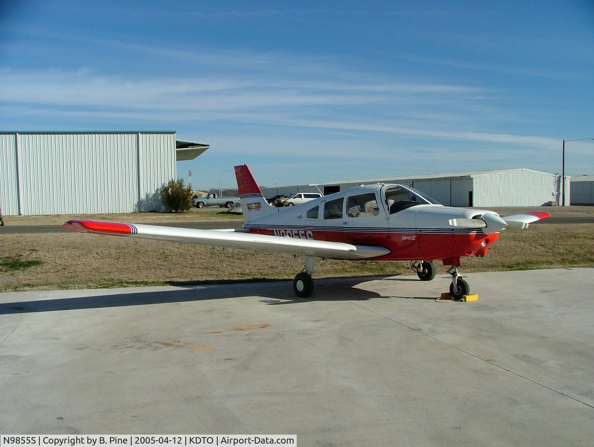 N9855S, 2002 Piper PA-28-161 C/N 2842151, Piper Warrior in Denton.