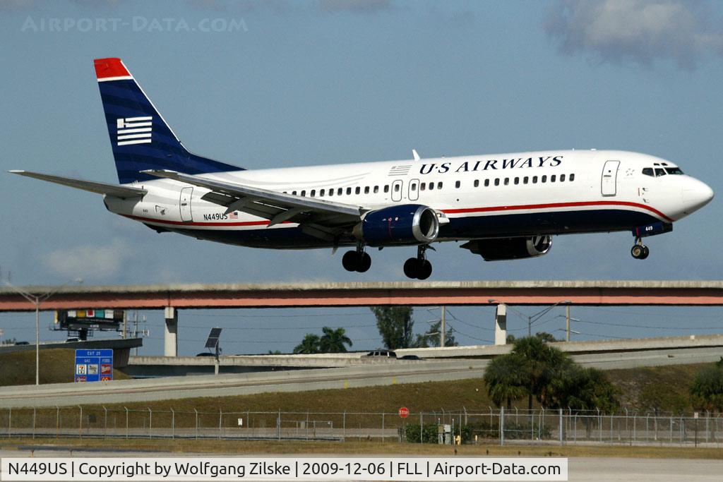 N449US, 1990 Boeing 737-4B7 C/N 24893, visitor