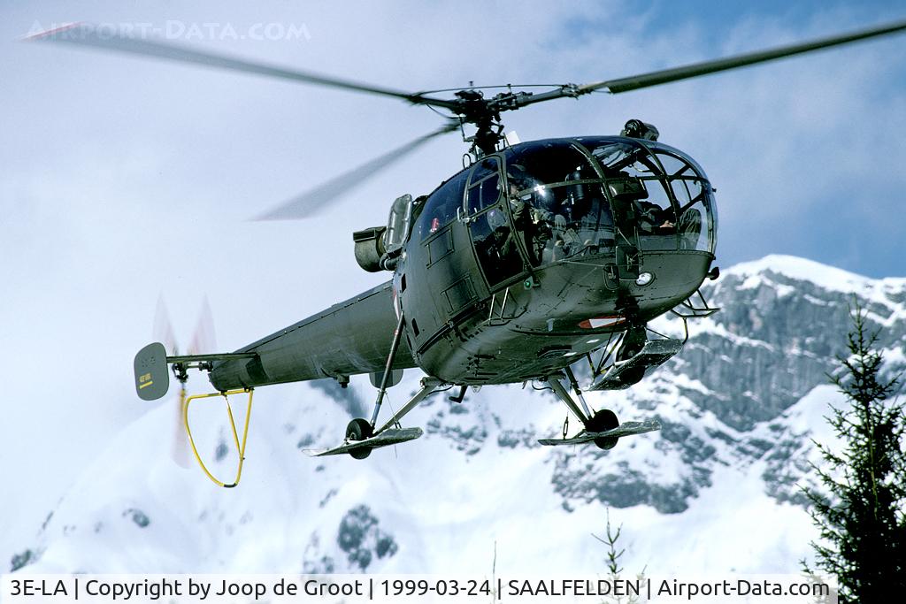 3E-LA, Sud SE-3160 Alouette III C/N 1472, Saalfelden mountain flying