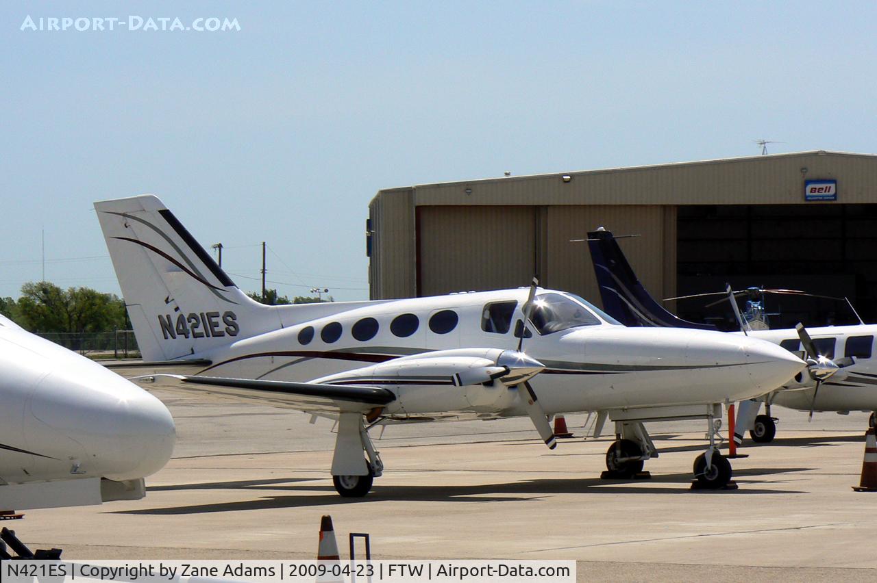 N421ES, 1979 Cessna 421C Golden Eagle C/N 421C0801, At Meacham Field