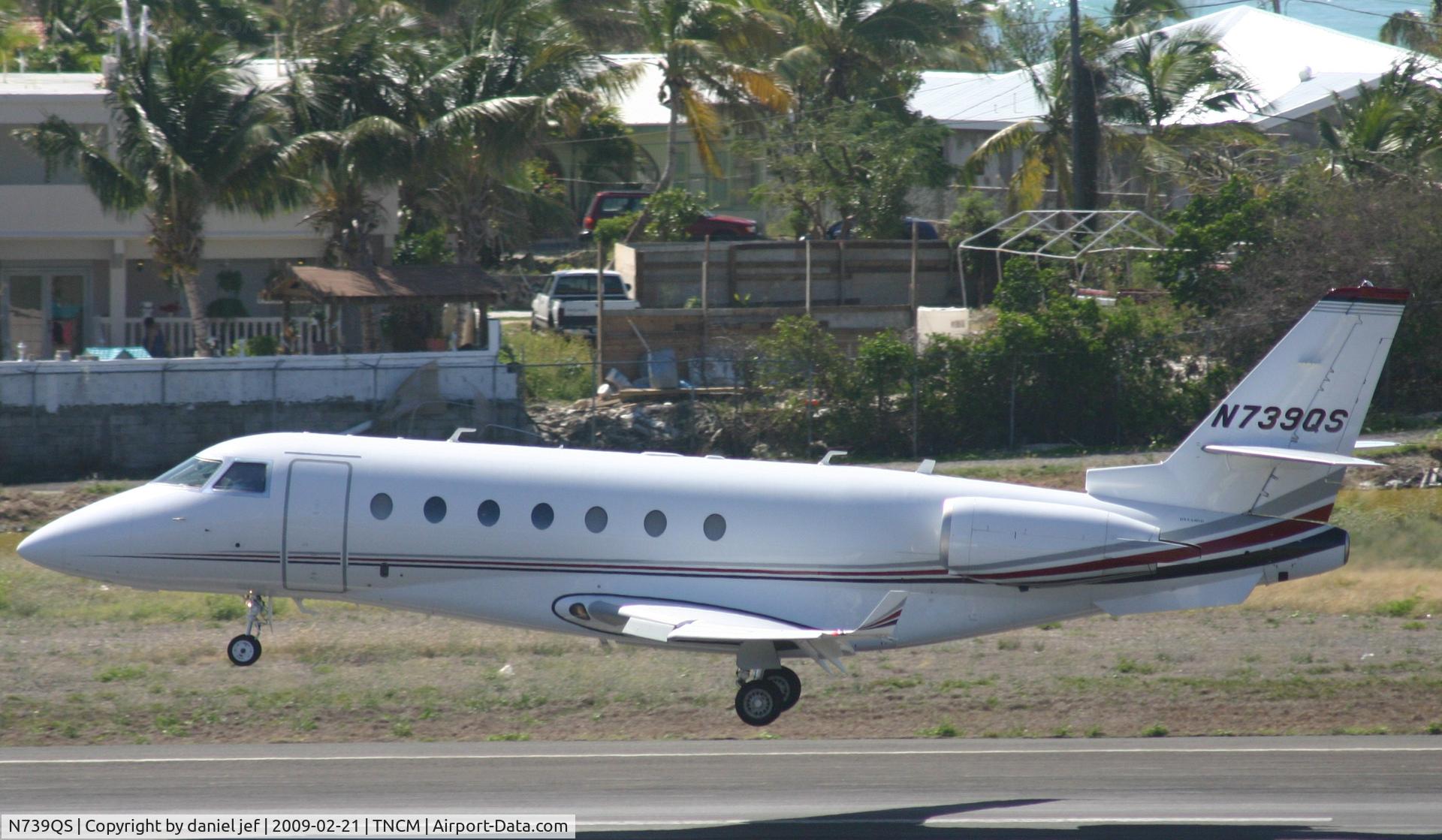 N739QS, 2008 Israel Aerospace Industries G200 C/N 198, Landing 10