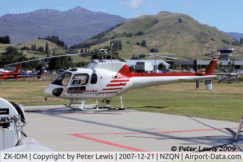 ZK-IDM, Aerospatiale AS-350B-2 Ecureuil C/N 9026, Helicopters Queenstown Ltd., Queenstown