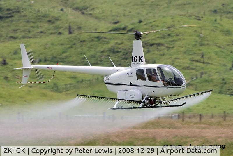 ZK-IGK, 2007 Robinson R44 II C/N 11741, Central Helicopters Ltd., Opotiki