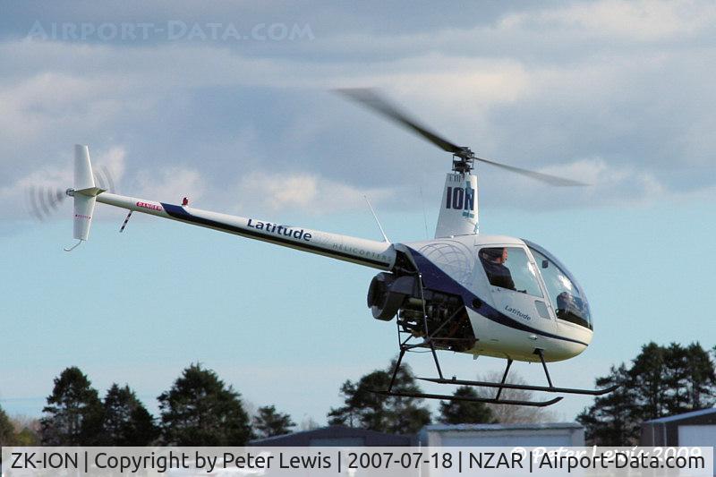 ZK-ION, 2007 Robinson R22 Beta C/N 4111, Latitude 37 Helicopters Ltd., Hamilton