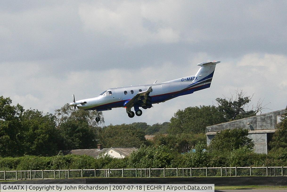 G-MATX, 2005 Pilatus PC-12/45 C/N 682, At Goodwood