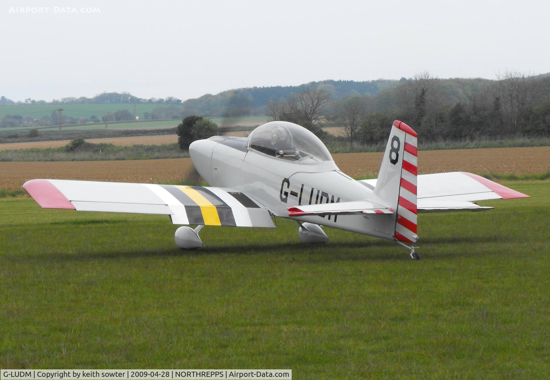 G-LUDM, 2006 Vans RV-8 C/N PFA 303-14521, Returned from the sprayers in its new livery