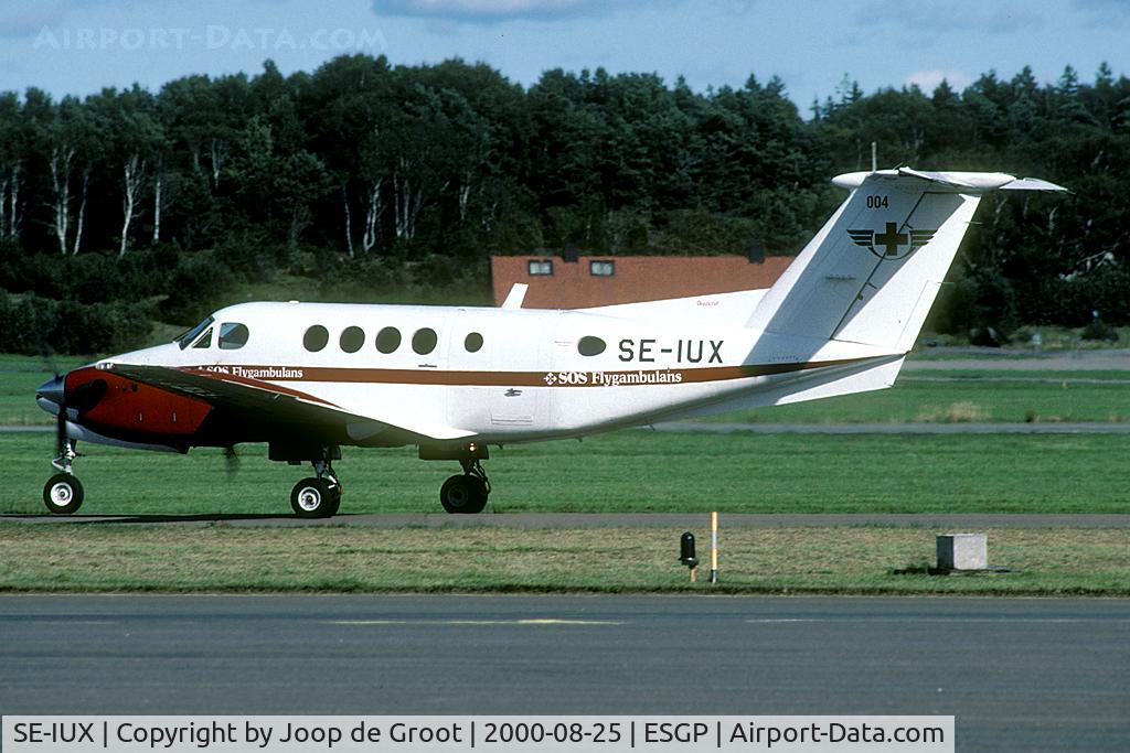 SE-IUX, 1980 Beech 200 Super King Air C/N BB-675, seen during the Goteborg air show