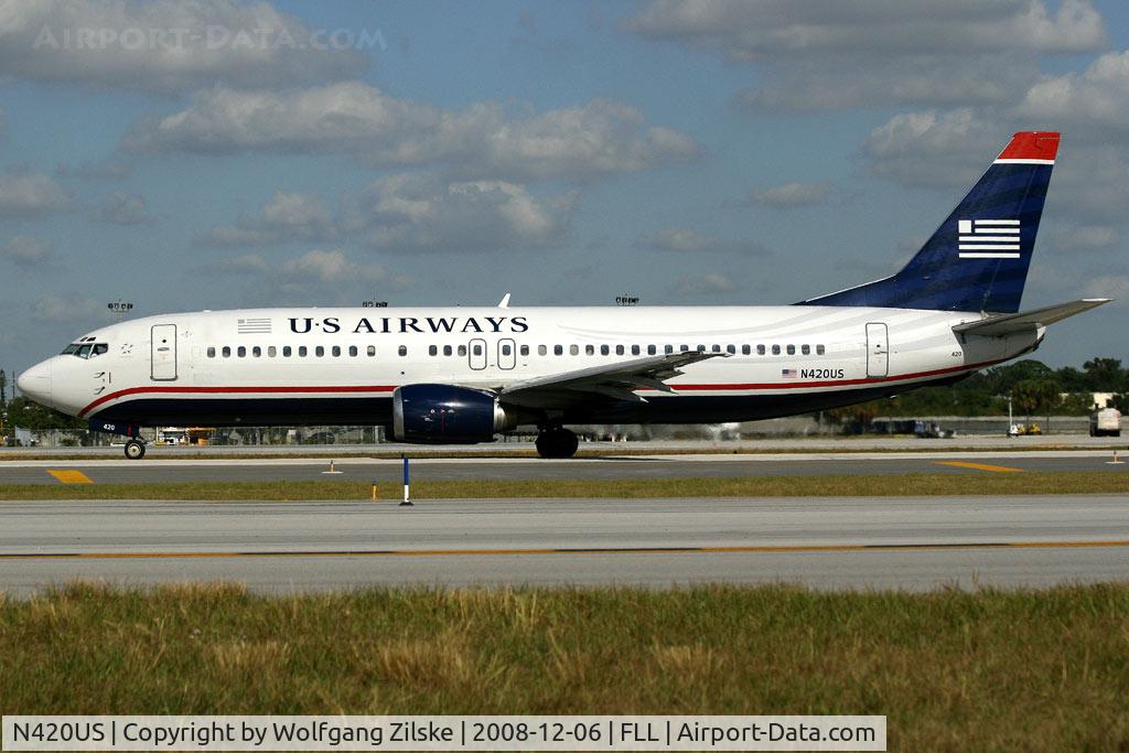 N420US, 1989 Boeing 737-401 C/N 23987, visitor