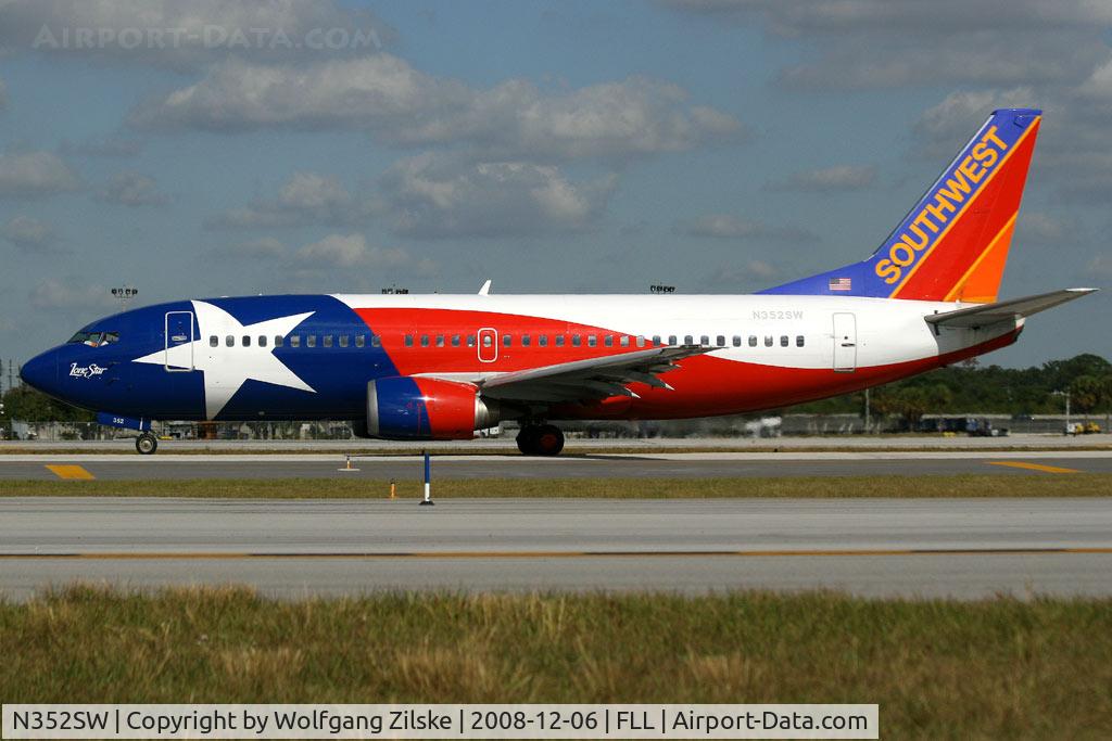 N352SW, 1990 Boeing 737-3H4 C/N 24888, visitor