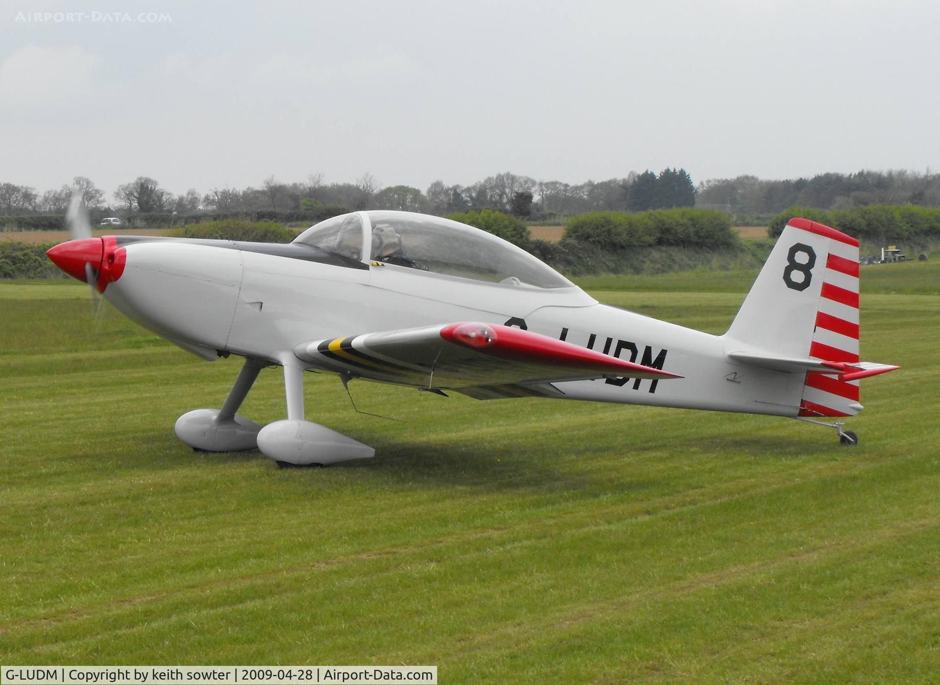 G-LUDM, 2006 Vans RV-8 C/N PFA 303-14521, Returned from the sprayers in its new livery