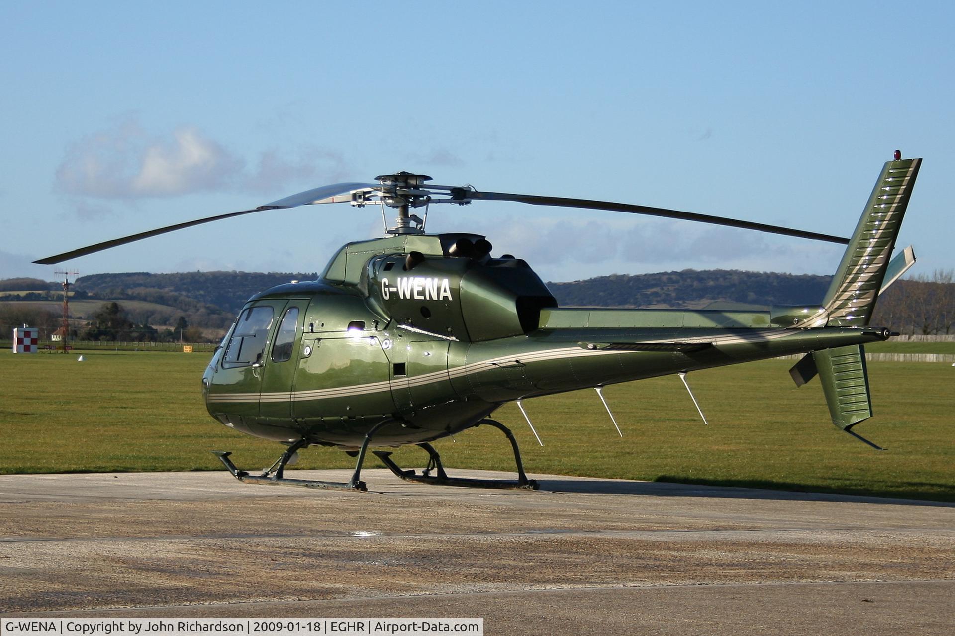 G-WENA, 1983 Aerospatiale AS-355F-2 Ecureuil 2 C/N 5260, At Goodwood