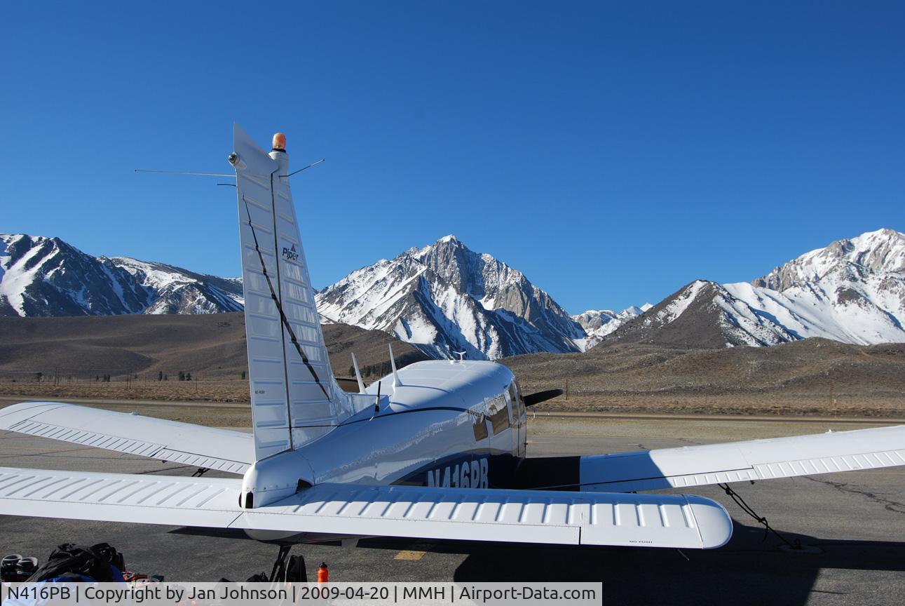N416PB, 1976 Piper PA-32R-300 Cherokee Lance C/N 32R-7780037, Spring skiing at Mammoth Mountain