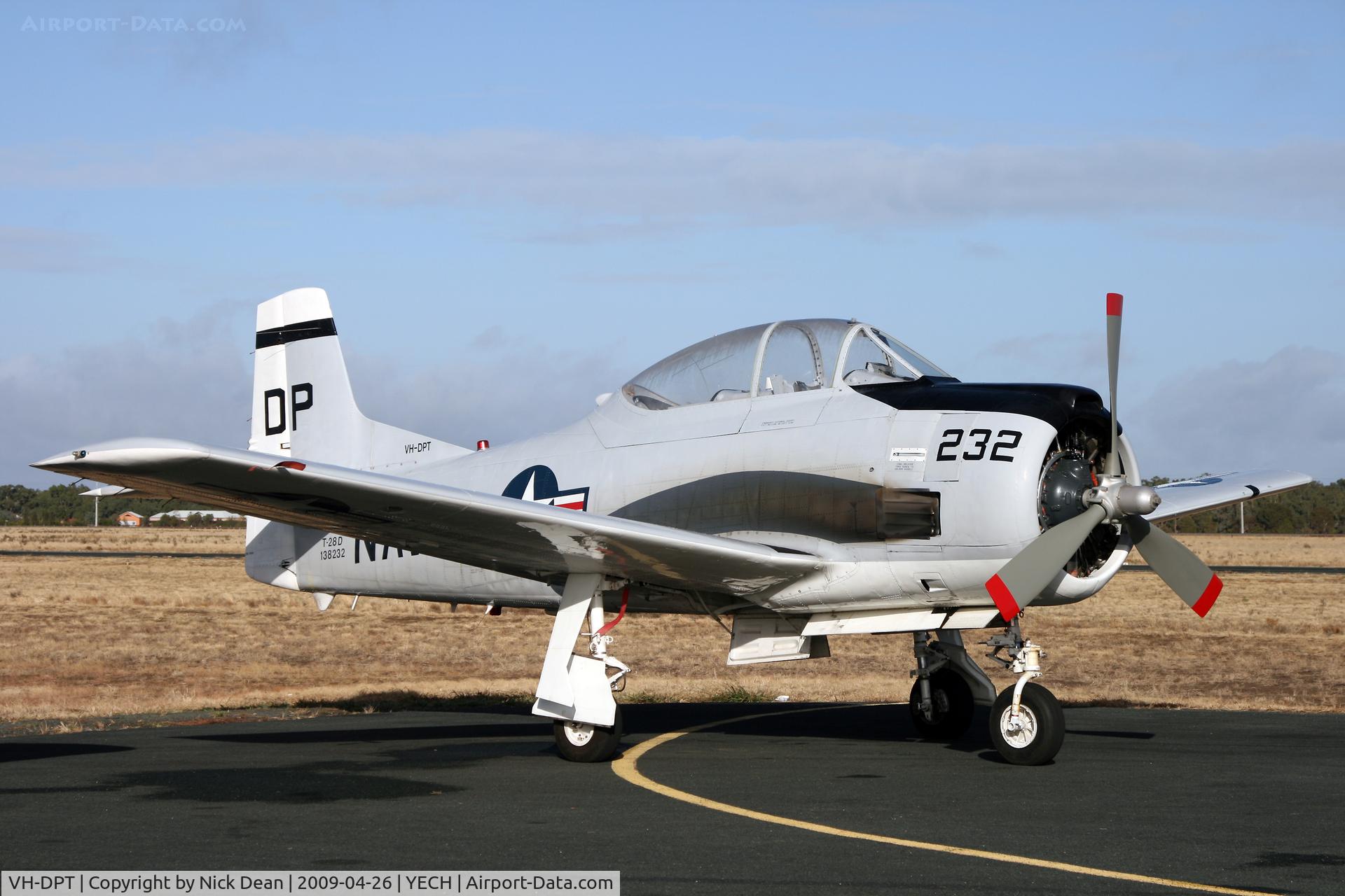 VH-DPT, 1955 North American T-28D Trojan C/N 200-303, YECH