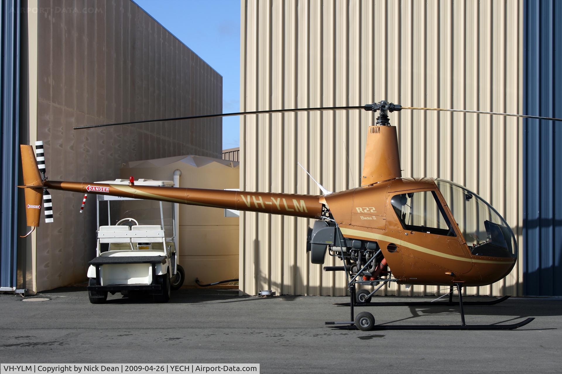 VH-YLM, 2002 Robinson R22 BETA C/N 3324, YECH