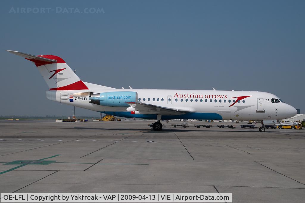 OE-LFL, 1995 Fokker 70 (F-28-0070) C/N 11573, Austrian Arrows Fokker 70