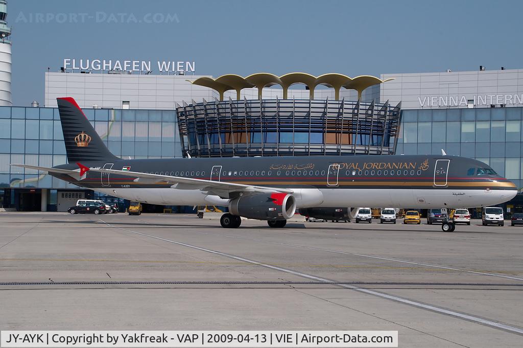 JY-AYK, 2008 Airbus A321-231 C/N 3522, Royal Jordanian Airbus 321