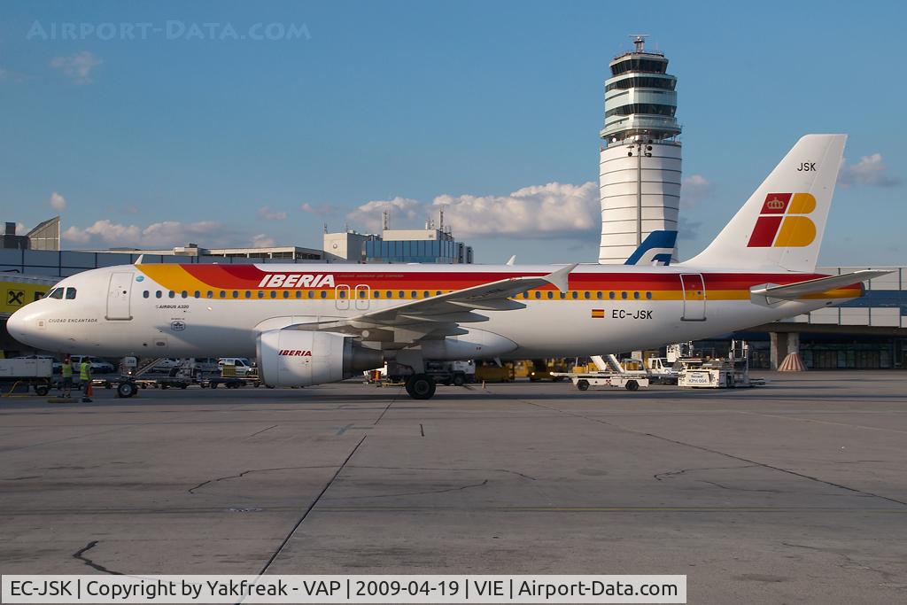 EC-JSK, 2006 Airbus A320-214 C/N 2807, Iberia Airbus 320